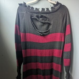 Women's Plus Size Freddy Krueger Halloween Costume